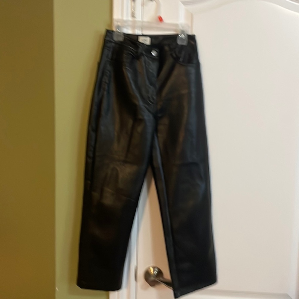 Wilfred faux leather pants